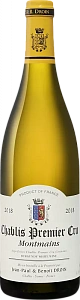 Белое Сухое Вино Montmains Chablis 1er Cru AOC JeanPaul & Benoit Droin 2022 г. 0.75 л