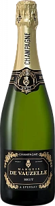 Белое Брют Вино Marquis de Vauzelle Brut Champagne AOC Maison Burtin 0.75 л