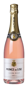 Розовое Брют Игристое вино Prince de Lise Brut Cuvee Rose 0.75 л
