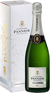 Белое Брют Шампанское Champagne Pannier Blanc de Blancs Brut 0.75 л в подарочной упаковке