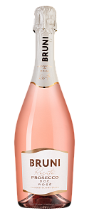 Розовое Брют Игристое вино Bruni Prosecco Rose 0.75 л