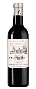 Красное Сухое Вино Chateau Cantemerle 2016 г. 0.375 л
