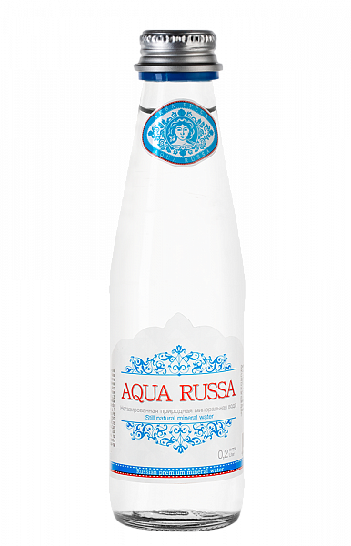 Вода негазированная Aqua Russa Glass 0.2 л 24 шт.