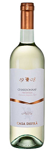 Белое Полусухое Вино Casa Defra Chardonnay 2020 г. 0.75 л
