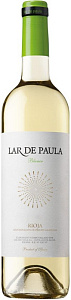 Белое Сухое Вино Lar de Paula Blanco Seco Rioja 0.75 л
