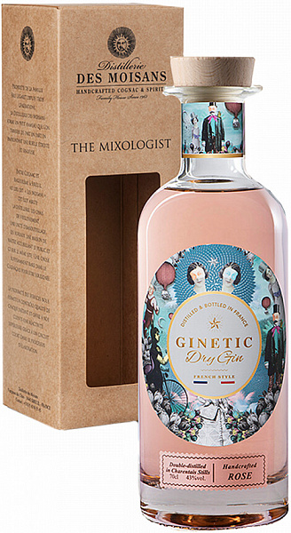 Джин Ginetic Rose Dry Gin 0.7 л Gift Box