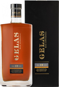 Арманьяк Gelas Bas-Armagnac 12 Years Old 0.7 л в подарочной упаковке