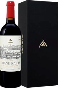Красное Сухое Вино Grand Karas Ararat Valley Tierras de Armenia 0.75 л в подарочной упаковке