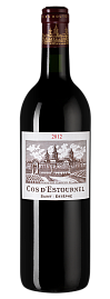 Вино Chateau Cos d'Estournel Rouge 2012 г. 0.75 л