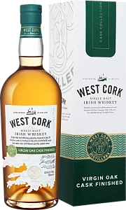 Виски West Cork Virgin Oak Cask Finished Single Malt Irish Whiskey 0.7 л в подарочной упаковке