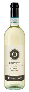 Белое Сухое Вино Fontegaia Orvieto Classico 2020 г. 0.75 л