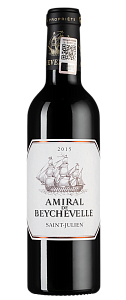 Красное Сухое Вино Amiral de Beychevelle 2015 г. 0.375 л