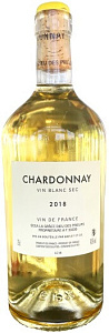 Белое Сухое Вино Chateau La Grace Dieu des Prieurs Chardonnay 2018 г. 0.75 л