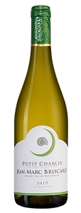 Белое Сухое Вино Jean-Marc Brocard Petit Chablis 2019 г. 0.75 л