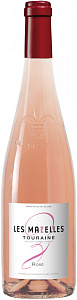 Розовое Сухое Вино Les Mazelles Rose Touraine AOC 0.75 л