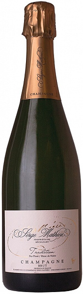 Шампанское Champagne Serge Mathieu Tradition Blanc de Noirs Brut 0.375 л