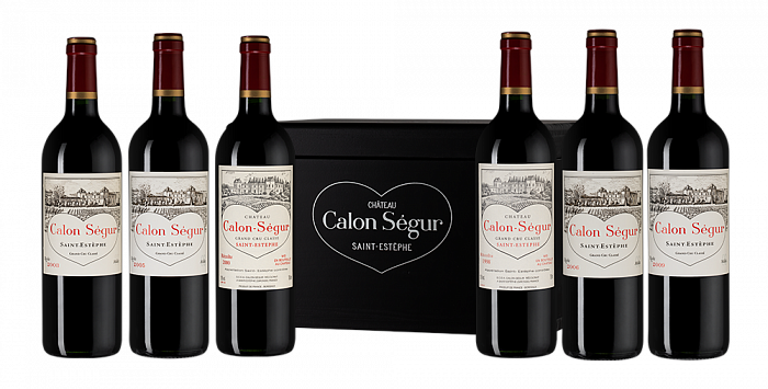 Вино Chateau Calon Segur 98 + 00 + 03 + 05 + 06 + 09 Gift Box 6 шт.