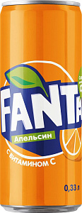 Напиток Fanta Orange Can 0.33 л