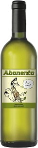 Белое Полусладкое Вино Abonento White Semi Sweet 0.75 л