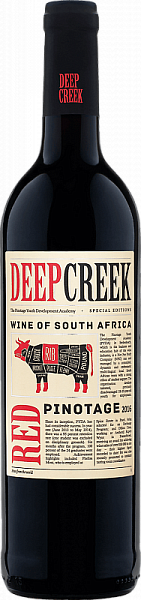 Вино Deep Creek Pinotage 2020 г. 0.75 л