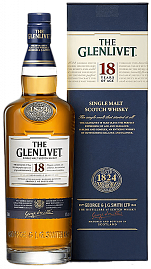 Виски The Glenlivet 18 Years Old Single Malt Scotch 0.7 л Gift Box