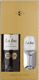 Херес La Ina Fino 0.75 л Gift Box Set 1 Glass