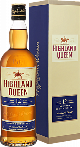 Виски Highland Queen 12 Years Old Blended Scotch 0.7 л Gift Box