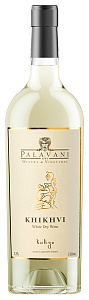 Белое Сухое Вино Palavani Khikhwi 0.75 л