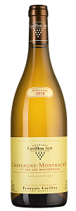 Белое Сухое Вино Chassagne-Montrachet Premier Cru Les Macherelles Francois Carillon 2020 г. 0.75 л