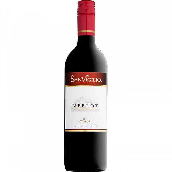 Вино SanVigilio Merlot 2020 г. 0.75 л