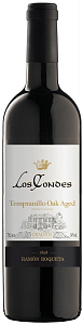 Красное Сухое Вино Los Condes Tempranillo Oak Aged 0.75 л