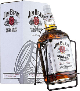 Виски Jim Beam 3 л Gift Box Set Pouring Stand