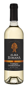 Белое Полусухое Вино Alma Romana Trebbiano/Chardonnay 0.75 л