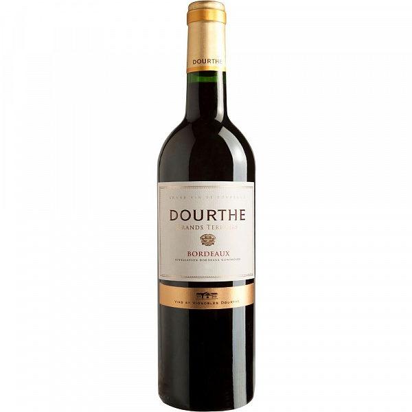 Вино Dourthe Grands Terroirs Rouge 2020 г. 0.75 л