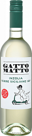 Вино Gatto Matto Inzolia 2018 г. 0.75 л