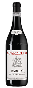 Красное Сухое Вино Barolo del Comune di Barolo Scarzello 2018 г. 0.75 л