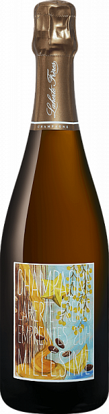 Игристое вино Les Empreintes Millesime Champagne AOC Organic 2014 г. 0.75 л