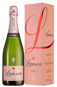 Розовое Брют Шампанское Lanson Le Rose Brut 0.75 л Gift Box