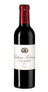 Красное Сухое Вино Chateau Potensac 2014 г. 0.375 л