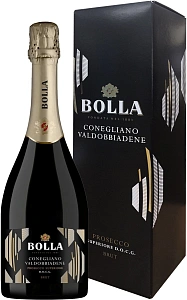Белое Брют Игристое вино Prosecco Bolla Conegliano Valdobbiadene Superiore 0.75 л Gift Box