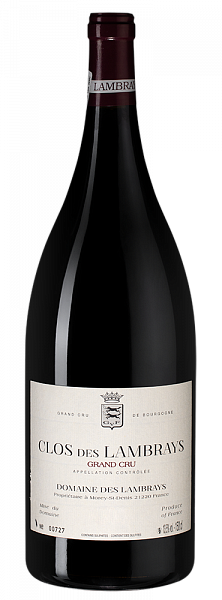 Вино Clos des Lambrays Grand Cru 2016 г. 1.5 л