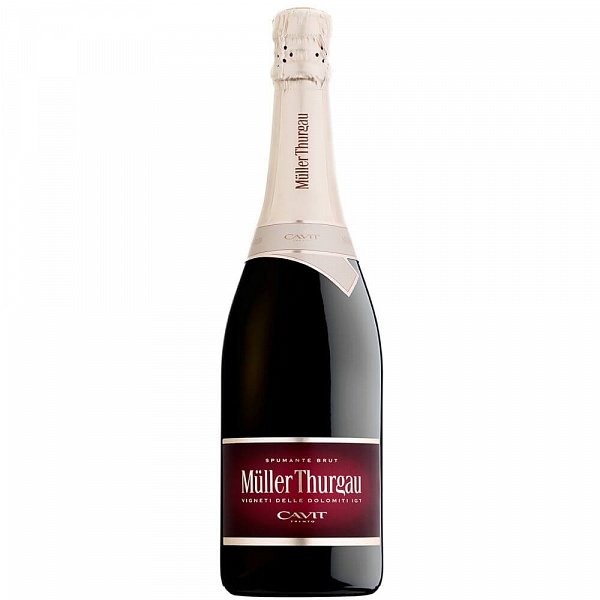 Игристое вино Cavit Müller-Thurgau Brut Vigneti delle Dolomiti IGT 0.75 л