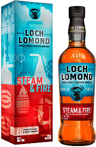 Виски Loch Lomond Steam & Fire 0.7 л Gift Box