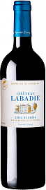 Вино Cotes de Bourg AOC Chateau Labadie 2016 г. 0.75 л