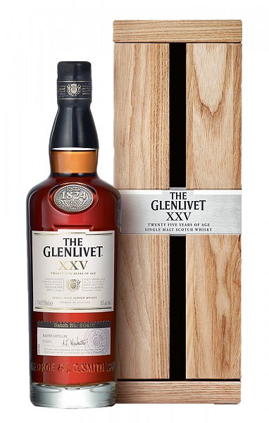 Виски The Glenlivet 25 Years Old 0.7 л Gift Box