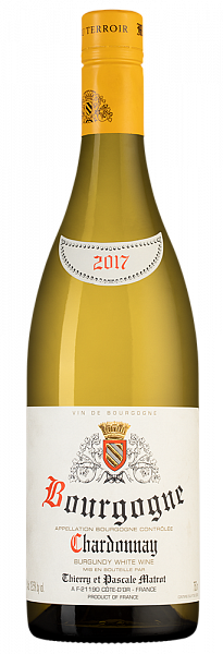 Вино Domaine Thierry et Pascale Matrot Bourgogne Chardonnay 2017 г. 0.75 л
