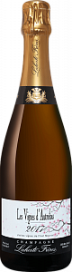 Белое Экстра брют Игристое вино Les Vignes d'Autrefois Millesime Champagne AOC Organic 2016 г. 0.75 л