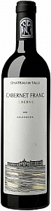 Красное Сухое Вино Chateau de Talu Cabernet Franc Reserve 2019 г. 0.75 л