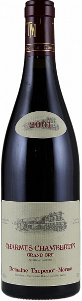 Вино Domaine Taupenot-Merme Charmes Chambertin Grand Cru 2001 г. 0.75 л