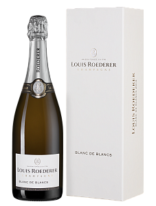 Белое Брют Шампанское Louis Roederer Brut Blanc de Blancs 2014 г. 0.75 л Gift Box Deluxe